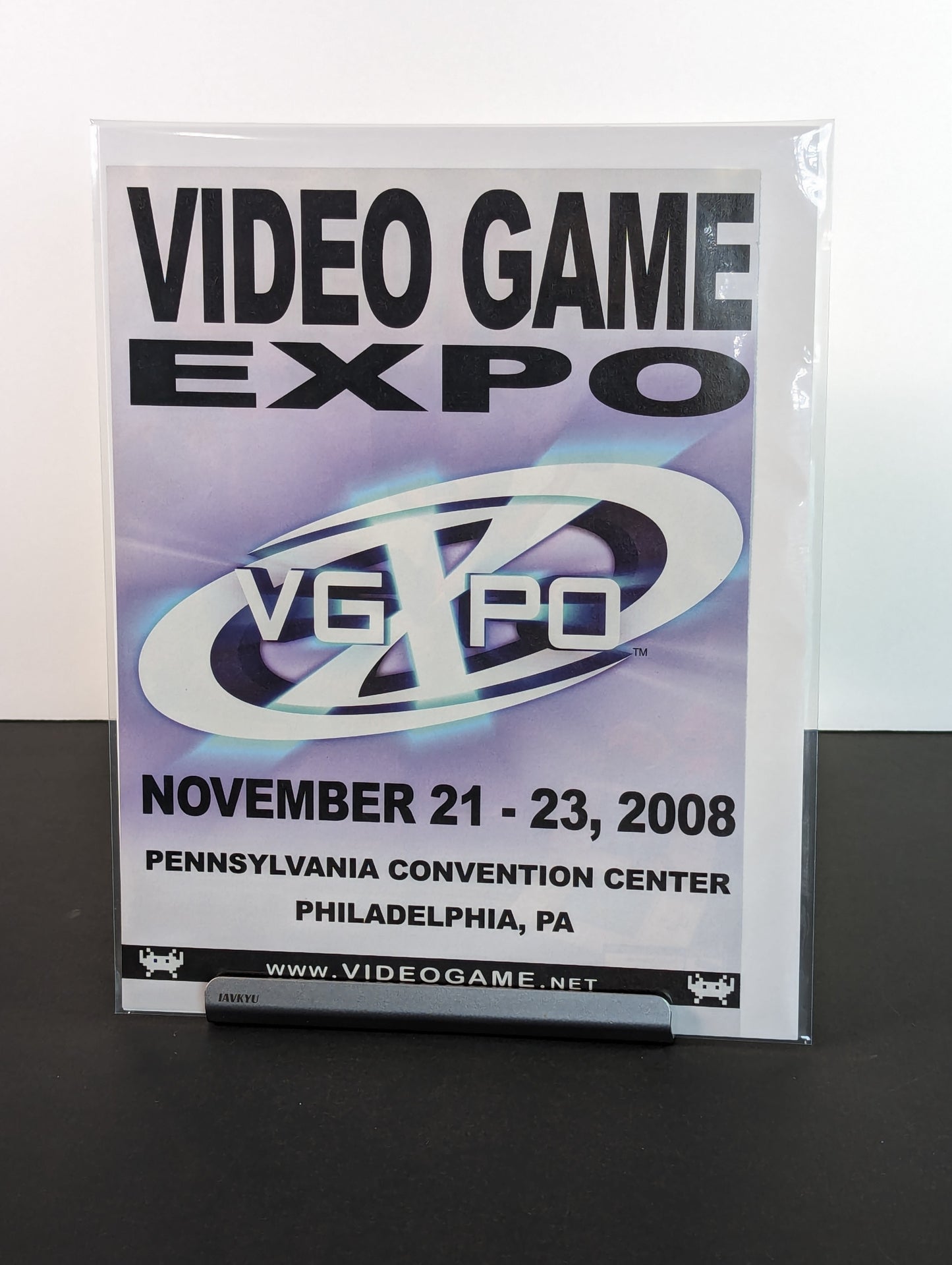 Vintage Gaming Print Ad: Video Game Expo - Philadelphia 2008