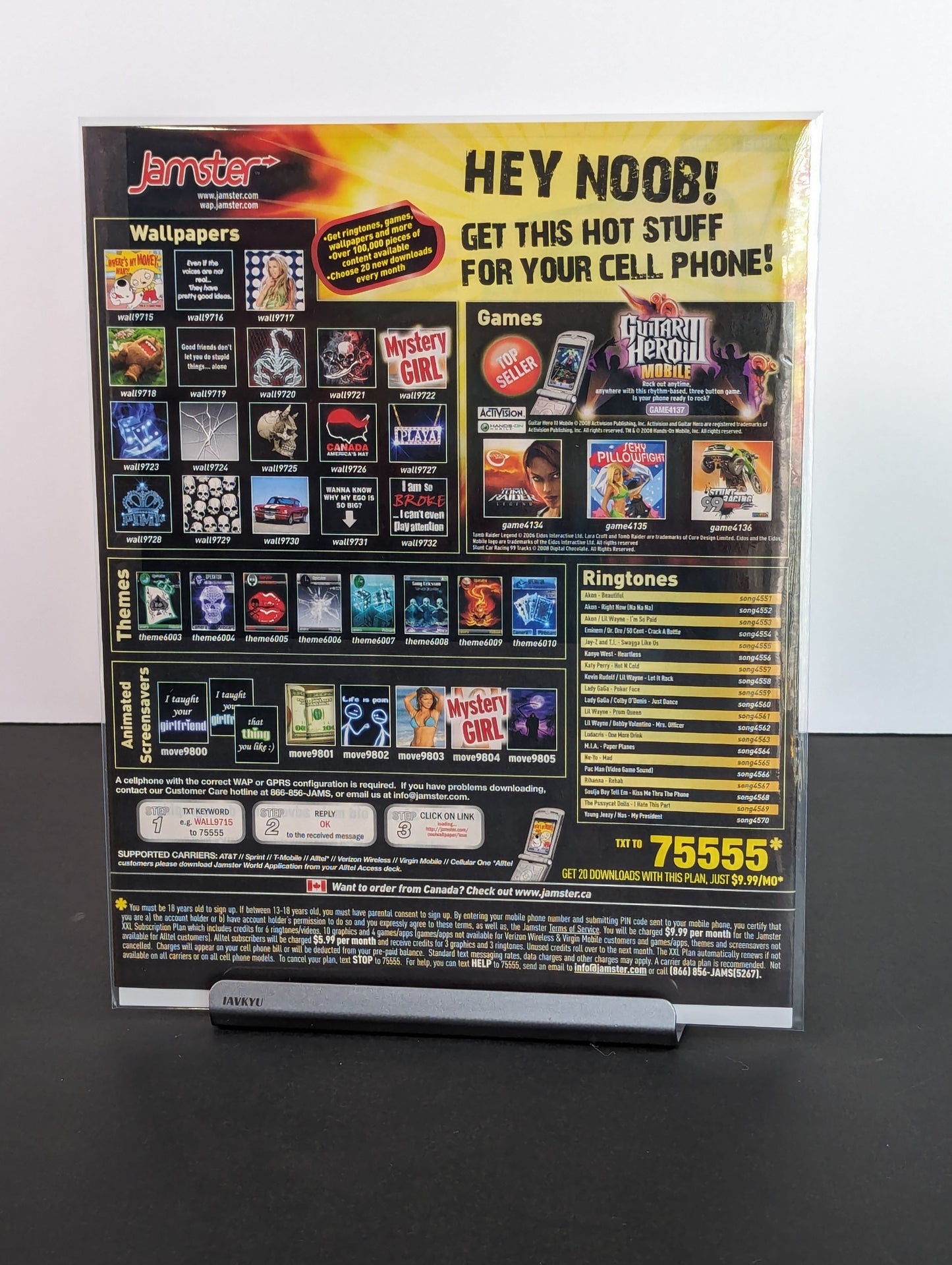 Vintage Gaming Print Ad: Jamster