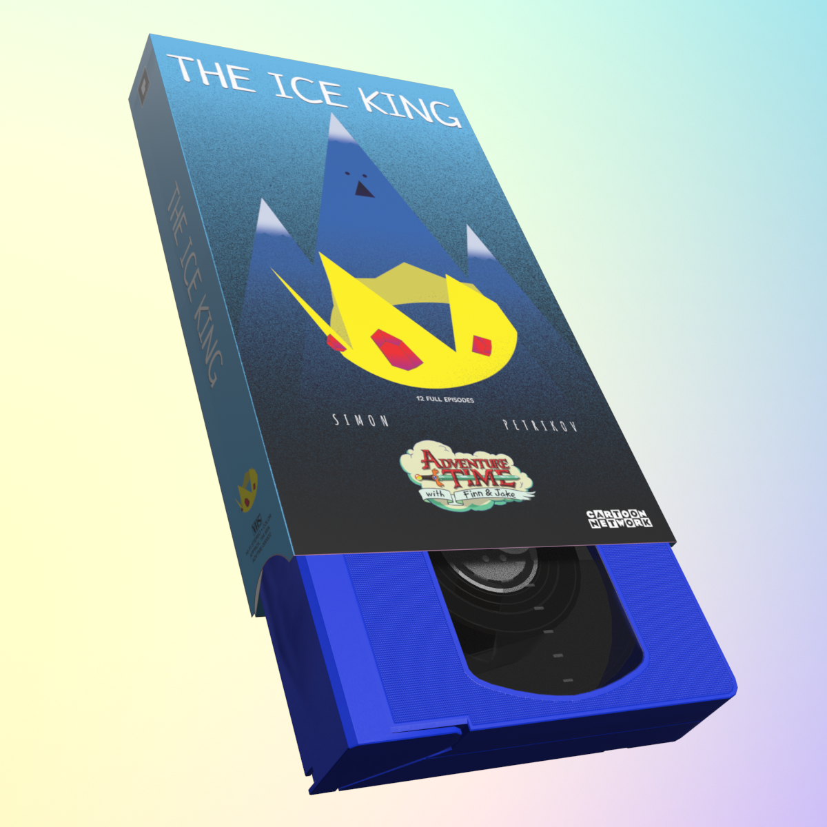 The Ice King- Custom VHS Tape - Adventure Time!